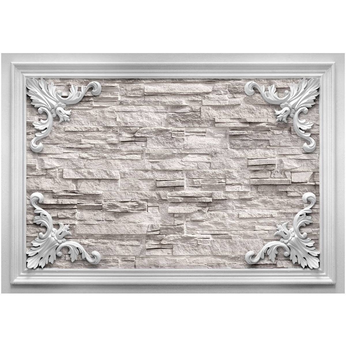 Kuvatapetti Artgeist Brick in the Frame Beige 70x100cm