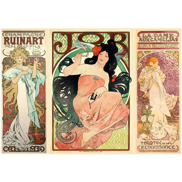 Kuvatapetti Artgeist Alphonse Mucha Women's eri kokoja