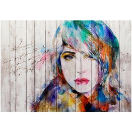 Kuvatapetti Artgeist Wooden Portrait eri kokoja