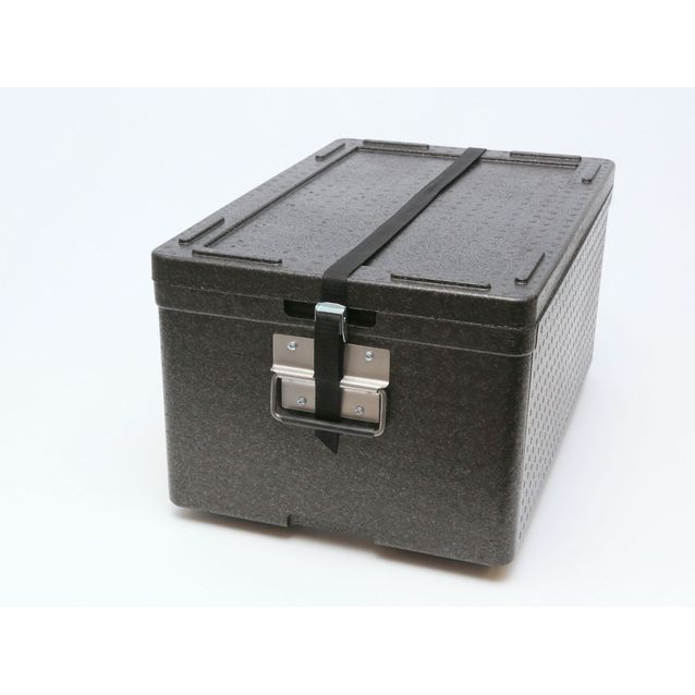 Kylmälaatikko Artekno Termo 40 l metallikahvoilla ja suljentahihnalla