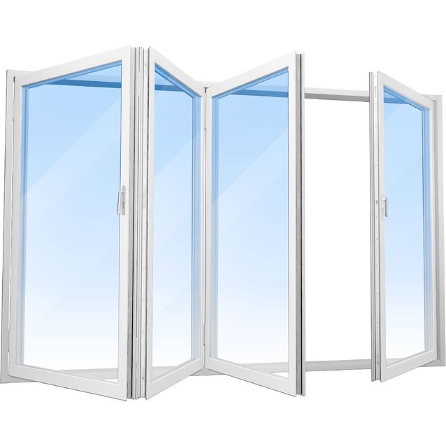 Terassin liukuovi Arutech Gealan9000 FS431 3K, värillinen ulkoa/valkoinen sisältä, mittatilaus