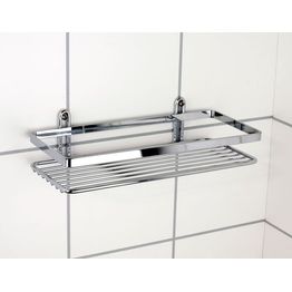 Suihkuhylly Arrow suora 1-taso kromi 11051