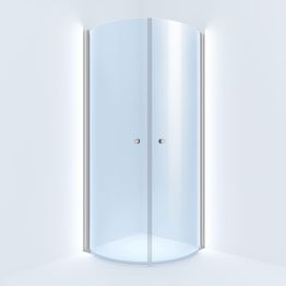 Suihkunurkka Arrow Basic Round 80x80 cm kirkas lasi