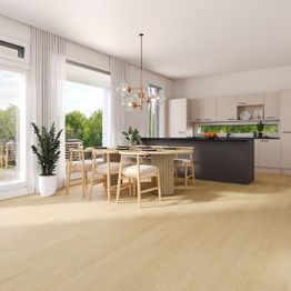 Vinyylilankku Aura Floors Oak Holm, integroitu alusmateriaali