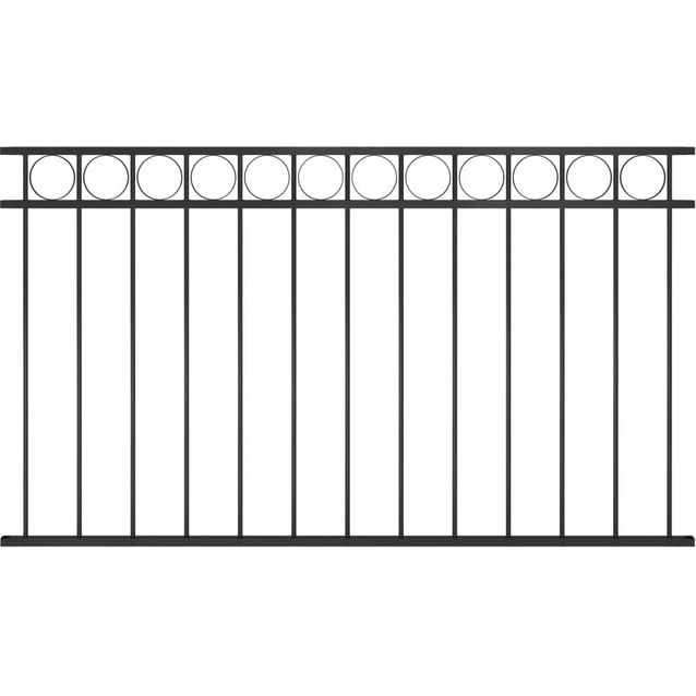 Aitapaneeli teräs 1 7x0 8 m musta