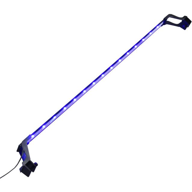 Akvaarion LED valo kiinnittimillä 115 130 cm valkoinen