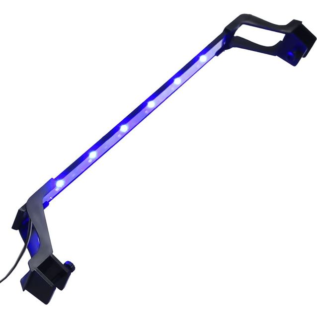 Akvaarion LED valo kiinnittimillä 55 70 cm valkoinen