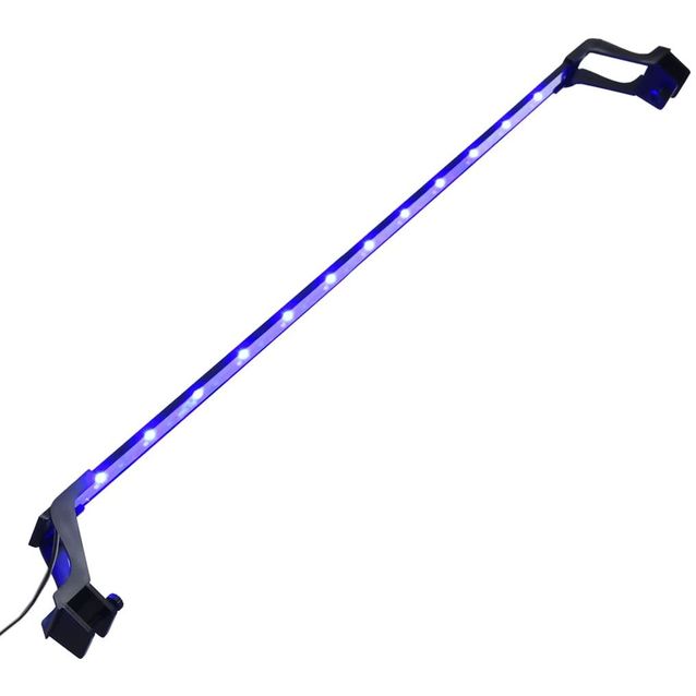 Akvaarion LED valo kiinnittimillä 90 105cm sininen valkoinen