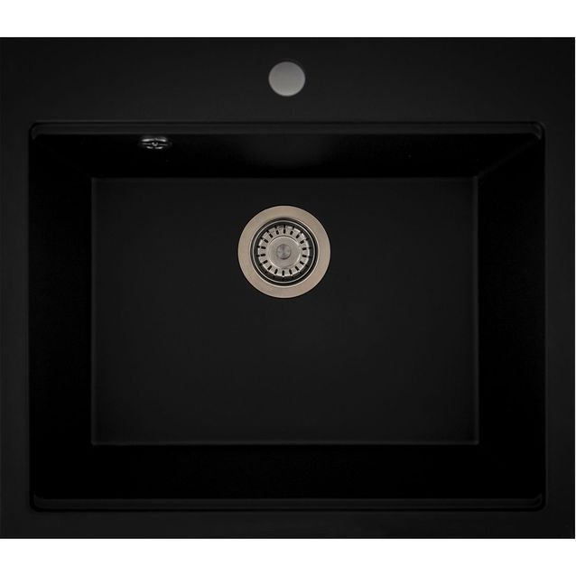 Keittiöallas Savo Alva 60, 570x500cm, komposiitti, musta