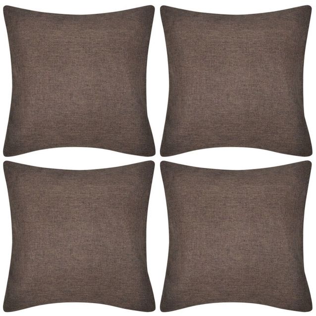 Antrasiitti tyynynpäällinen pellavatyylinen 4kpl 50 x 50 cm_1