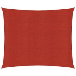 Aurinkopurje 160 g/m² punainen 3,6x3,6 m hdpe