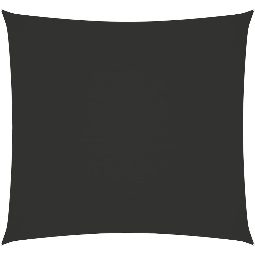 Aurinkopurje oxford-kangas neliönmuotoinen 4x4 m antrasiitti