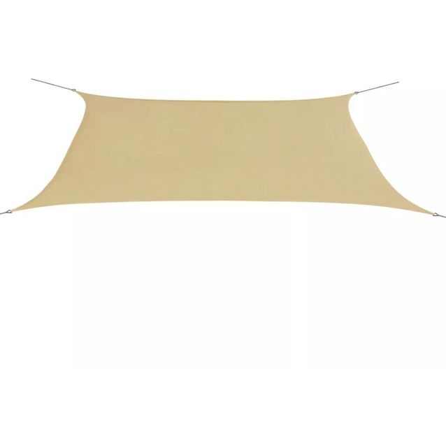 Aurinkopurje oxford-kangas suorakaide 4x6 m beige_1
