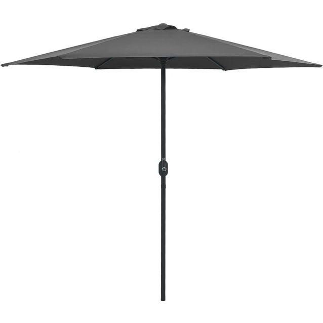 Aurinkovarjo alumiinitanko 270x246 cm antrasiitti_1