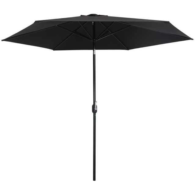 Aurinkovarjo metallirunko 300 cm musta_1