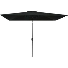 Aurinkovarjo metallirunko 300x200 cm musta