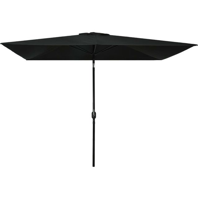 Aurinkovarjo metallirunko 300x200 cm musta_1