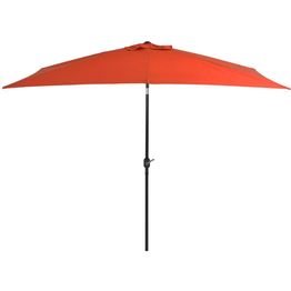 Aurinkovarjo metallirunko 300x200 cm terrakotta