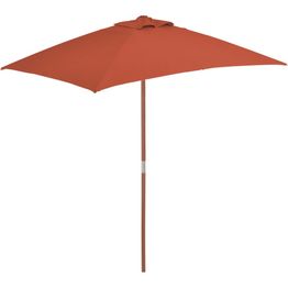 Aurinkovarjo puurunko 150x200 cm terrakotta