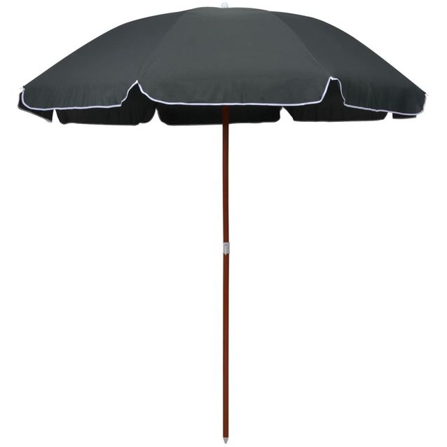 Aurinkovarjo terästanko 240 cm antrasiitti_1