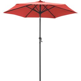 Aurinkovarjo terrakotta 200x211 cm alumiini