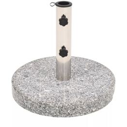 Aurinkovarjon alusta graniitti pyöreä 22 kg