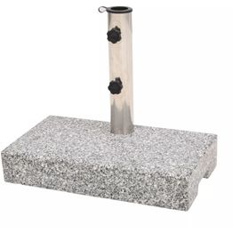 Aurinkovarjon alusta graniitti suorakaide 25 kg