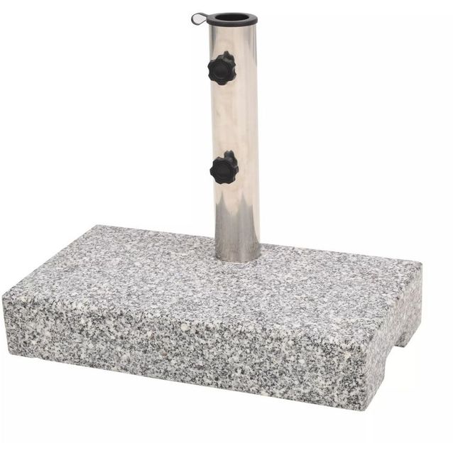 Aurinkovarjon alusta graniitti suorakaide 25 kg_1