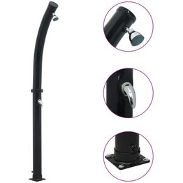 Aurinkovoimasuihku 214 cm 20 l musta