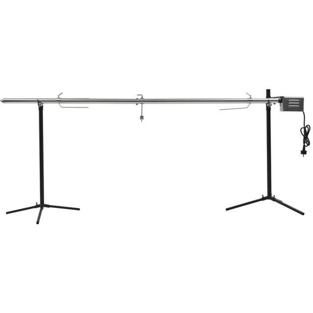 Automaattinen grillivarras ruostumaton teräs 207x45x81 cm_1