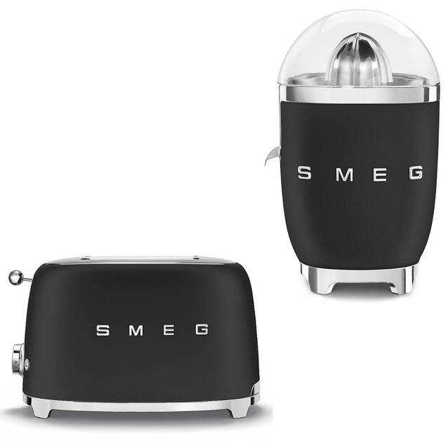 Tuotepaketti Smeg - leivänpaahdin TSF01 ja sitruspuristin CJF01