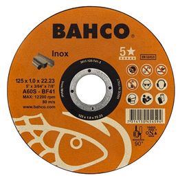 Katkaisulaikka Bahco A60S Inox T41, 125x1.0x22.23mm