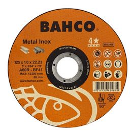 Katkaisulaikka Bahco A60R INOX+Fe T41, 125x1.0x22.23mm