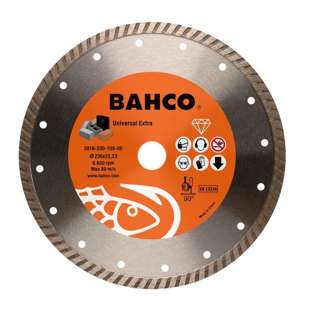 Timanttikatkaisulaikka Bahco Turbo, 230x3.2x22.23mm