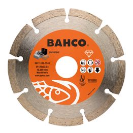 Timanttikatkaisulaikka Bahco, segmentoitu, 125x2,0x22,23 mm