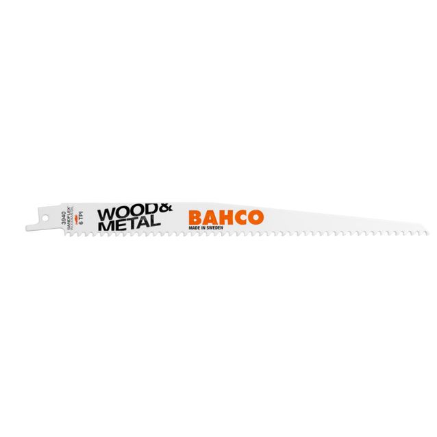 Puukkosahanterä Bahco Sandflex Bi-Metal SC 100x0,9mm, 4/6TPI, hienolle metallille, 2kpl