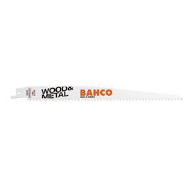 Puukkosahanterä Bahco Sandflex Bi-Metal SL 300x1,3mm, 6TPI, puulle ja metallille, 5kpl