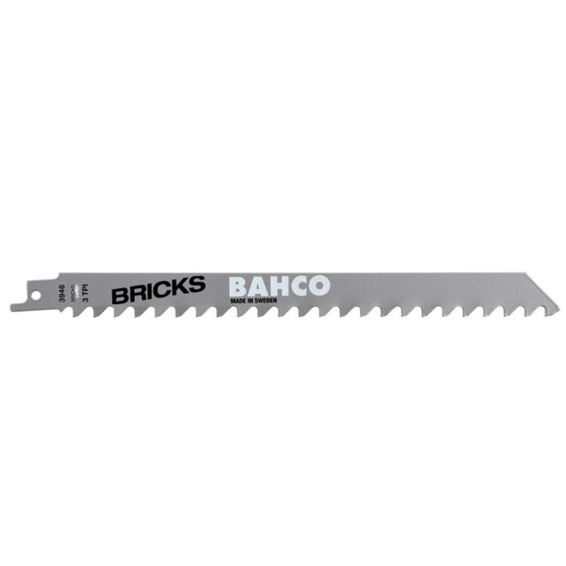 Puukkosahanterä Bahco SL 150x0,9mm, 6TPI, kevytbetonille, tiilelle ja lasikuidulle, 1kpl