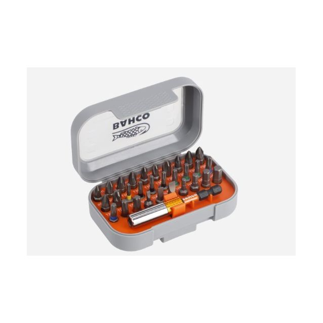 Kärkipidin Bahco Ph+pz+torx+sl+hex, 25mm, 31 kpl