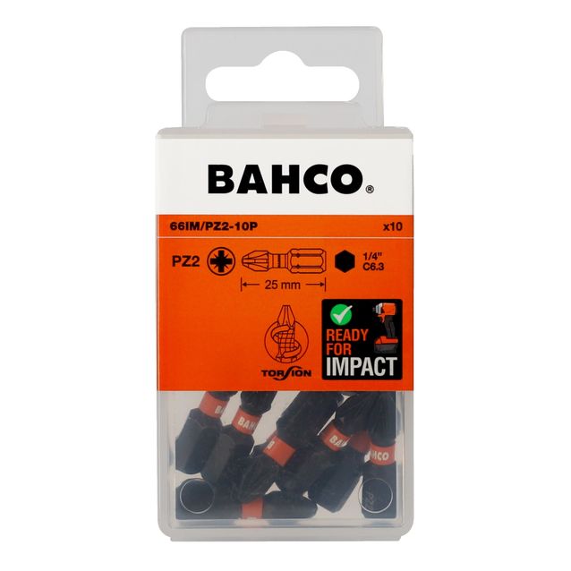 Iskukärkisarja Bahco 66IM PZ2 25mm, 10kpl