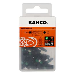 Iskukärkisarja Bahco 66IM TORX T20 25mm, 25kpl