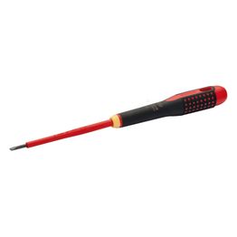 Sähköeristetty ruuvimeisseli Bahco Ergo™ Slim, 0, 8 x 4, 0x100mm, 1000 V VDE, 0, 8x4