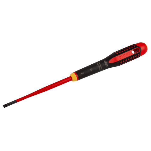 Sähköeristetty ruuvimeisseli Bahco Ergo™ Slim Slotted, 1, 0 x 5, 5x125mm, 1, 0x5