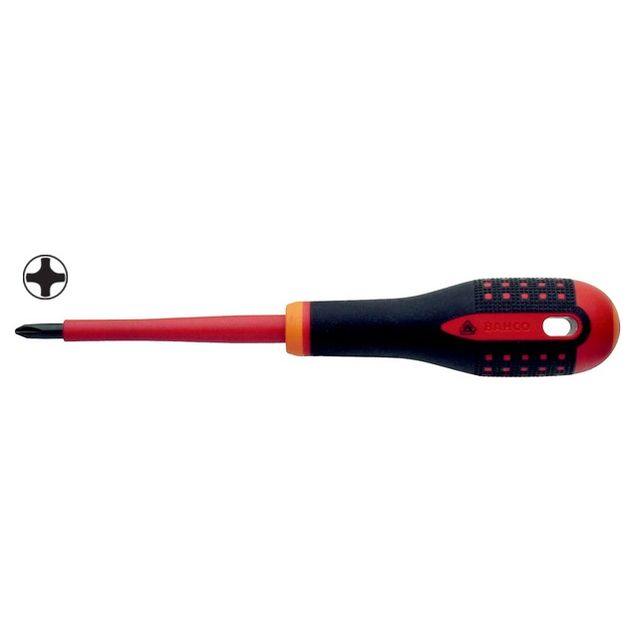 Sähköeristetty ruuvimeisseli Bahco Ergo PH0x75mm 1000V VDE