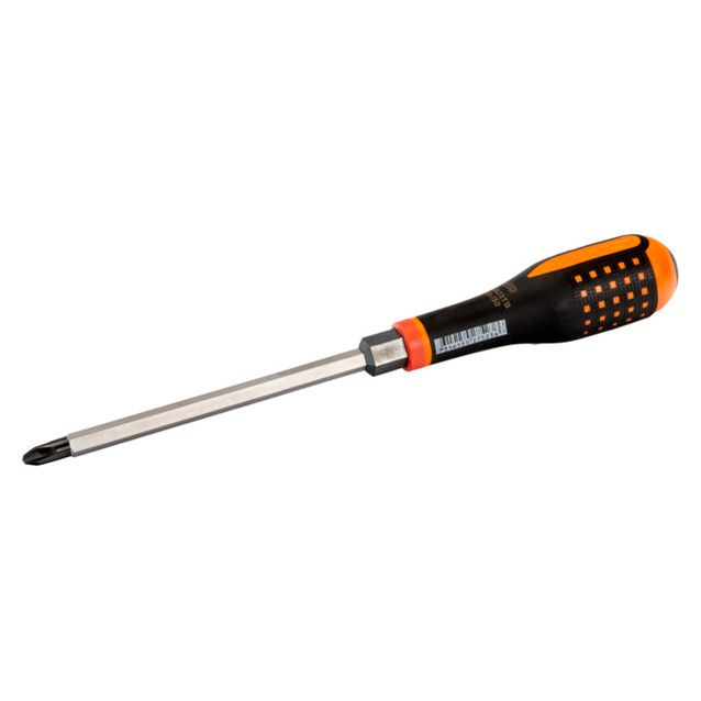 Ruuvimeisseli Bahco Ergo PH2x125mm läpivievä 11mm kuusiokärki