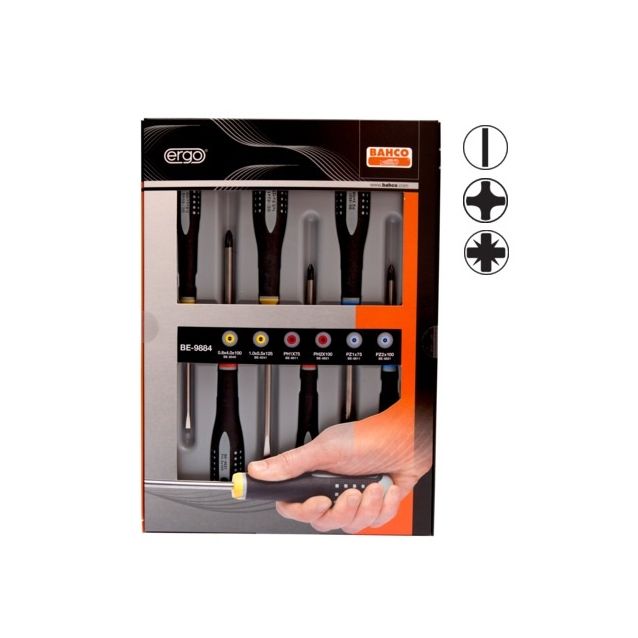 Ruuvimeisselisarja Bahco Ergo™, 6 kpl (2)