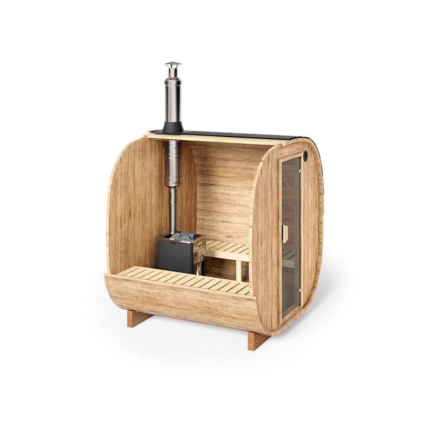 Tynnyrisauna Baltresto Cube, 200x230cm, 4 hlöä lisäkuva 2
