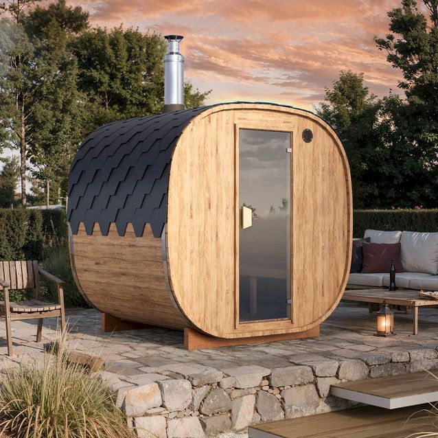 Tynnyrisauna Baltresto Cube, 200x230cm, 4 hlöä