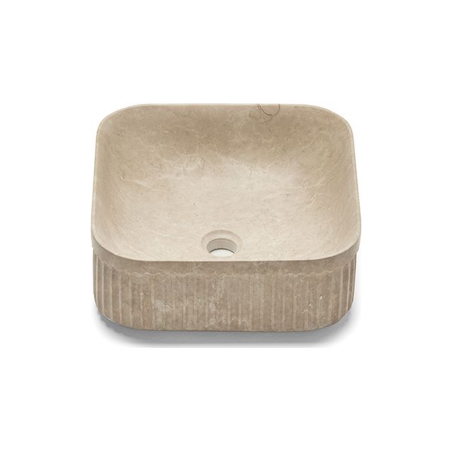 Malja-allas Bathco Striae, 390x390mm, beige