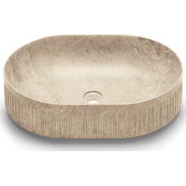 Malja-allas Bathco Striae Oval, 580x380mm, eri värejä